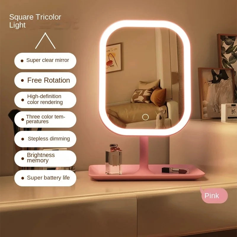 Unique Designer Vanity Mirror Three ColorsLEDLight