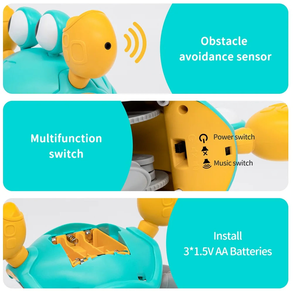 Dancing Crab Run Away Toy for Babies