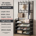 Mounted Shoe Hat Rack
