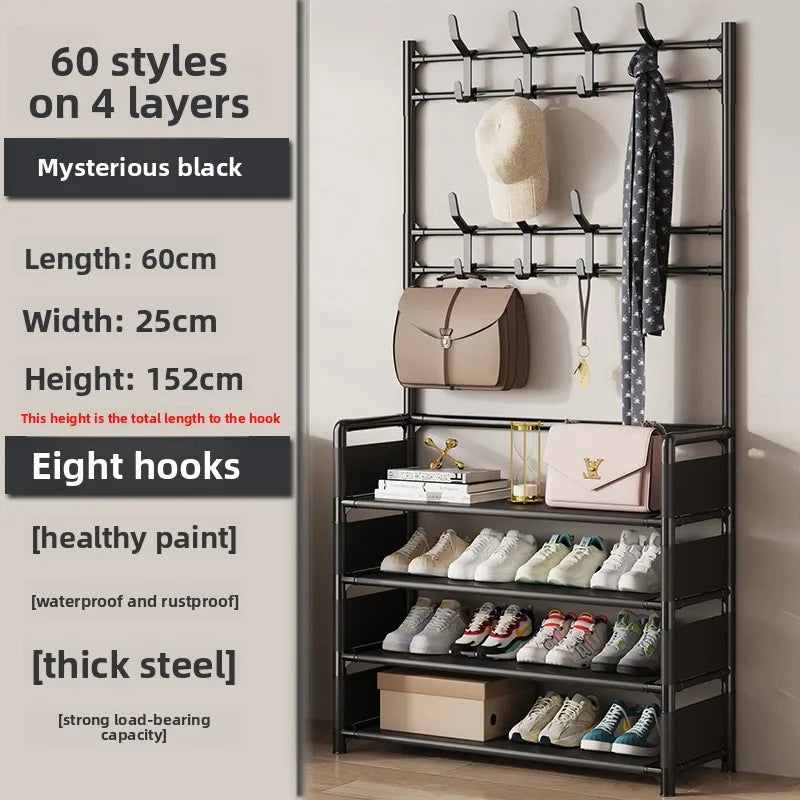 Mounted Shoe Hat Rack