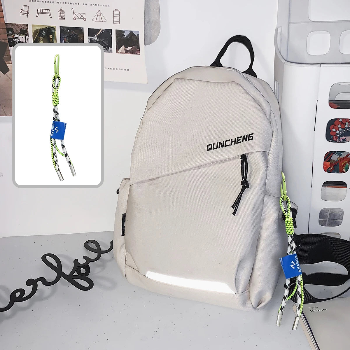 Crossbody Bag Men's Single Shoulder Small Backpack