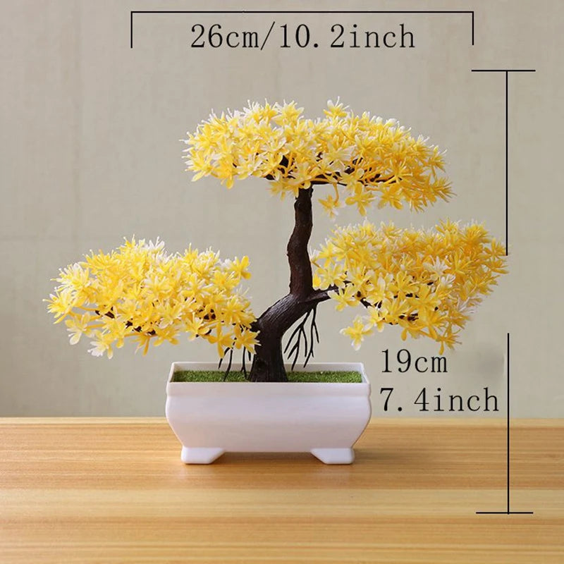 Artificial Tree Bonsai Simulation Plants Pot Plants
