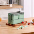 Plastic Lunch Box with Cutlery