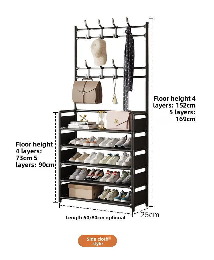 Mounted Shoe Hat Rack