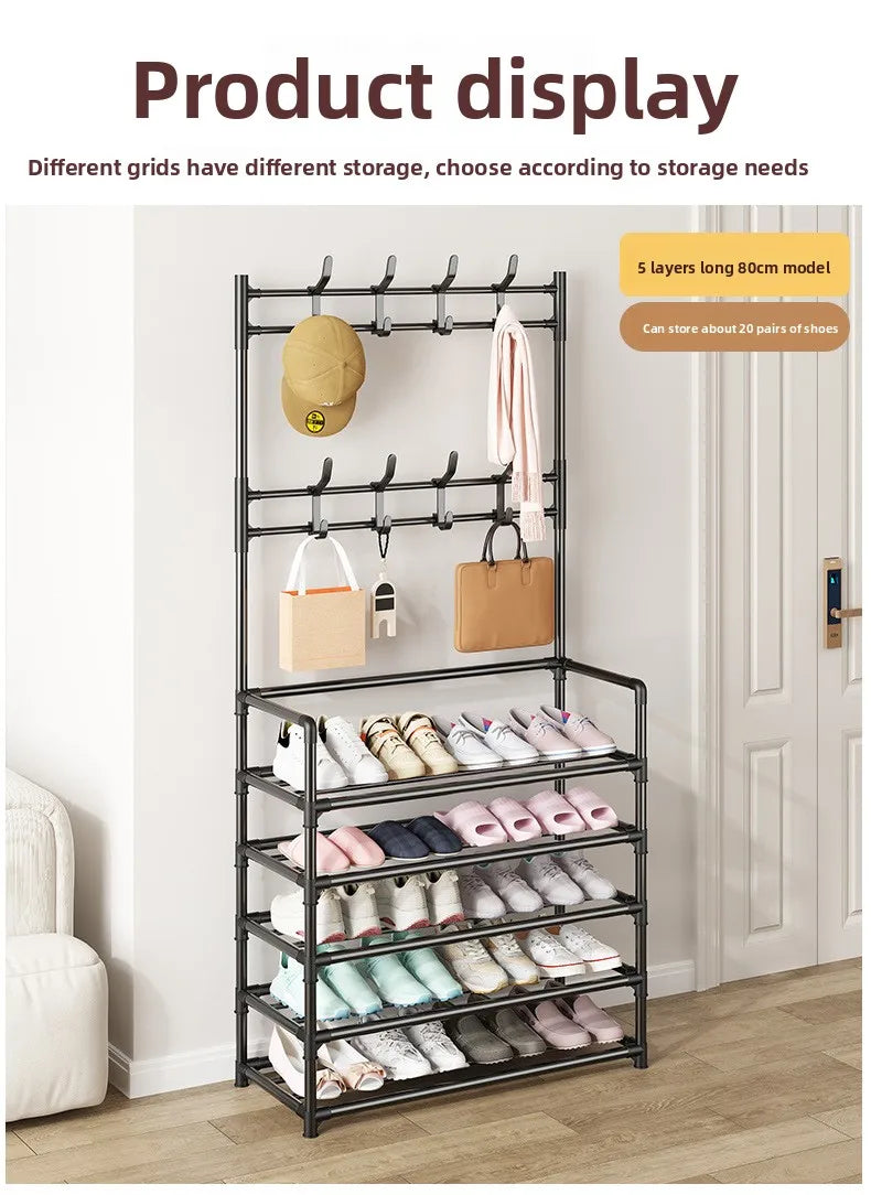 Mounted Shoe Hat Rack