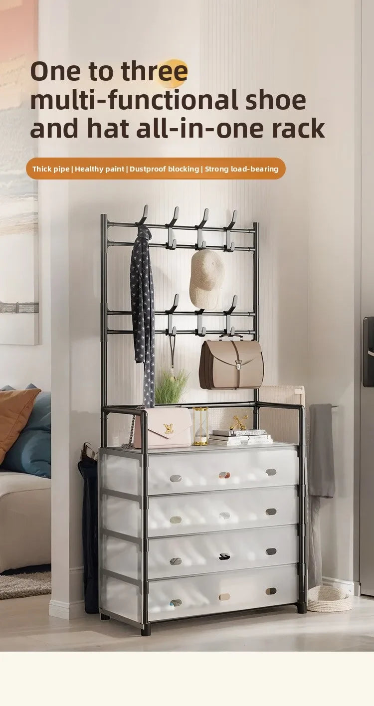 Mounted Shoe Hat Rack