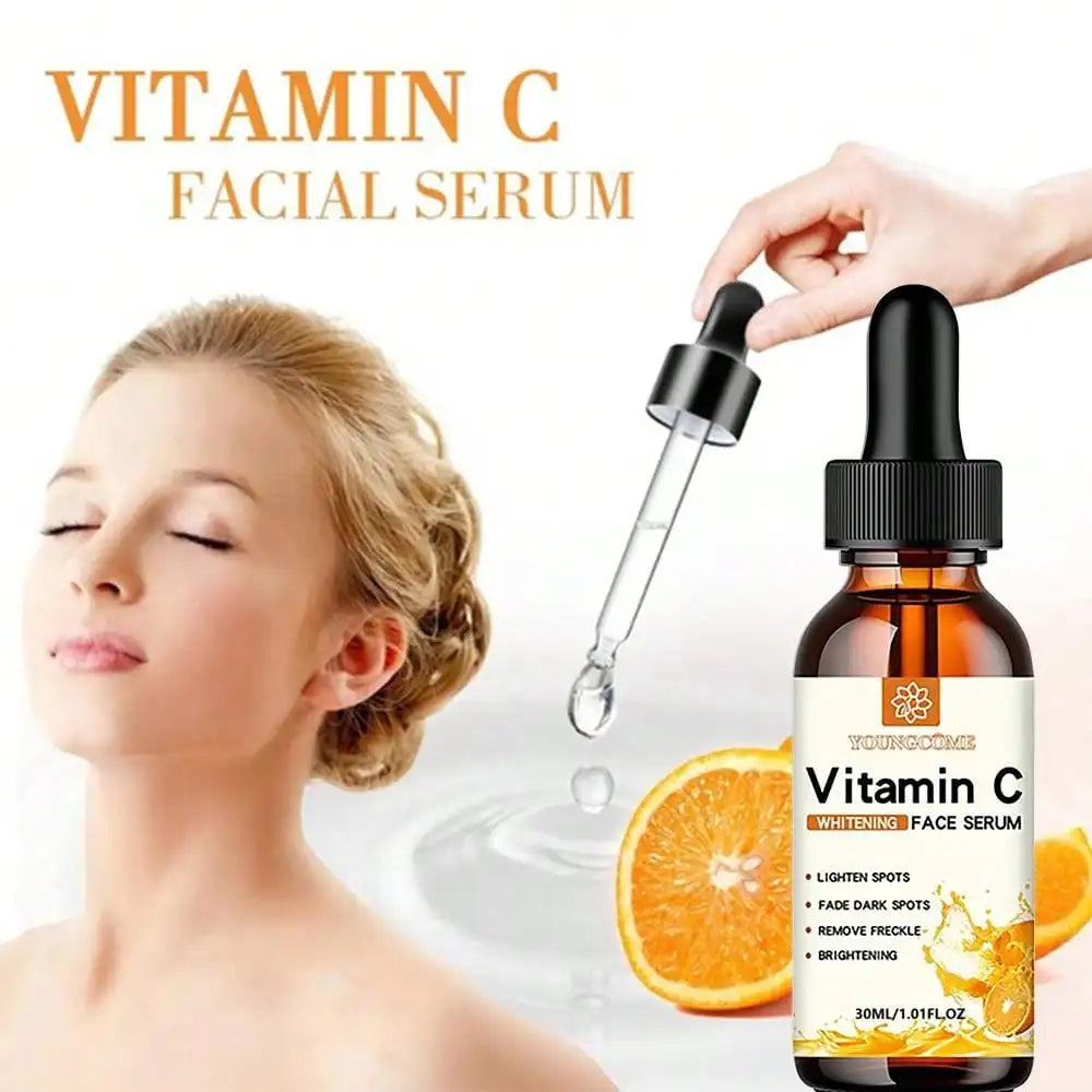 Vitamin C Facial Essence Contains Hyaluronic Acid Dark Spot Remover Moisturizing Repair Anti-aging