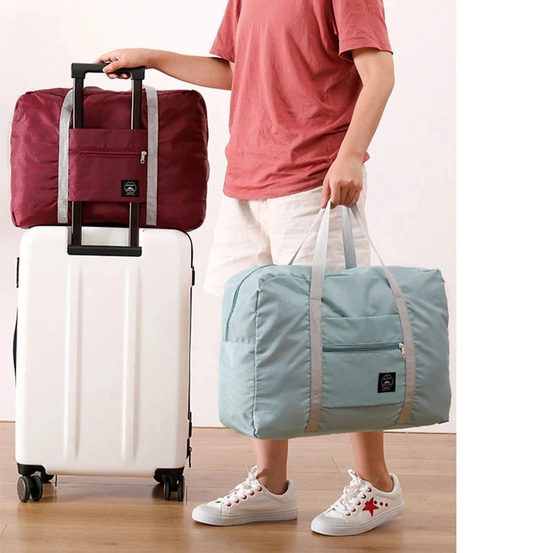 Foldable Travel Duffel Bag for Airlines Carry on Bag for Women and Girls