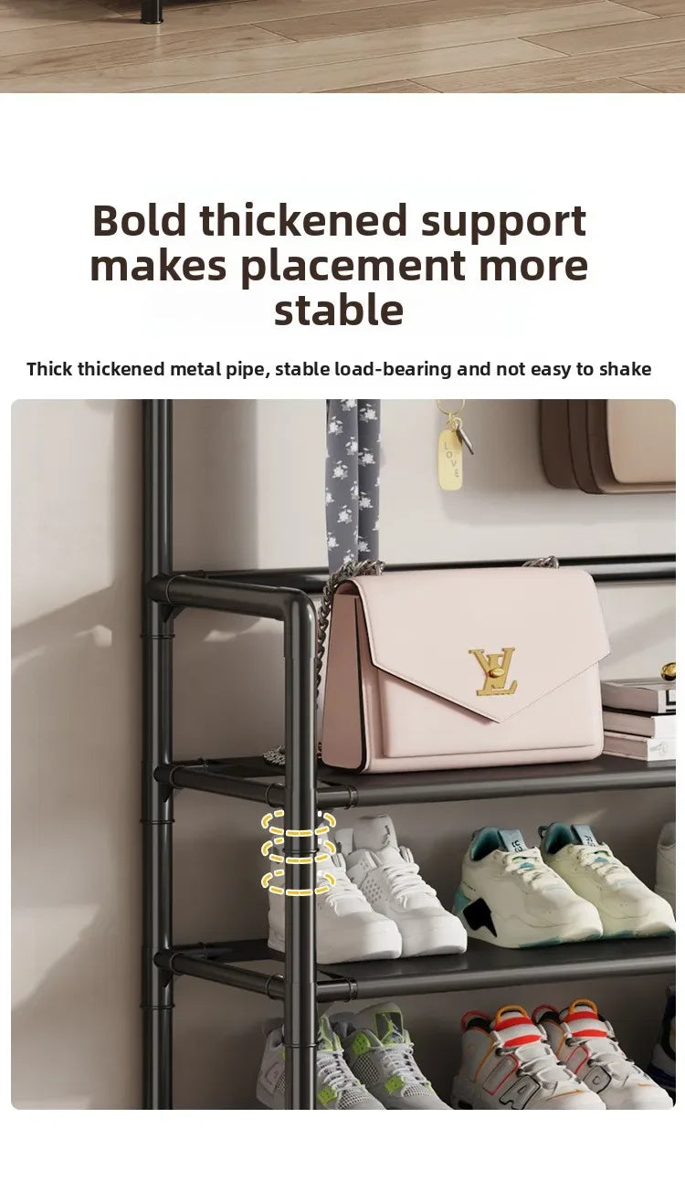 Mounted Shoe Hat Rack