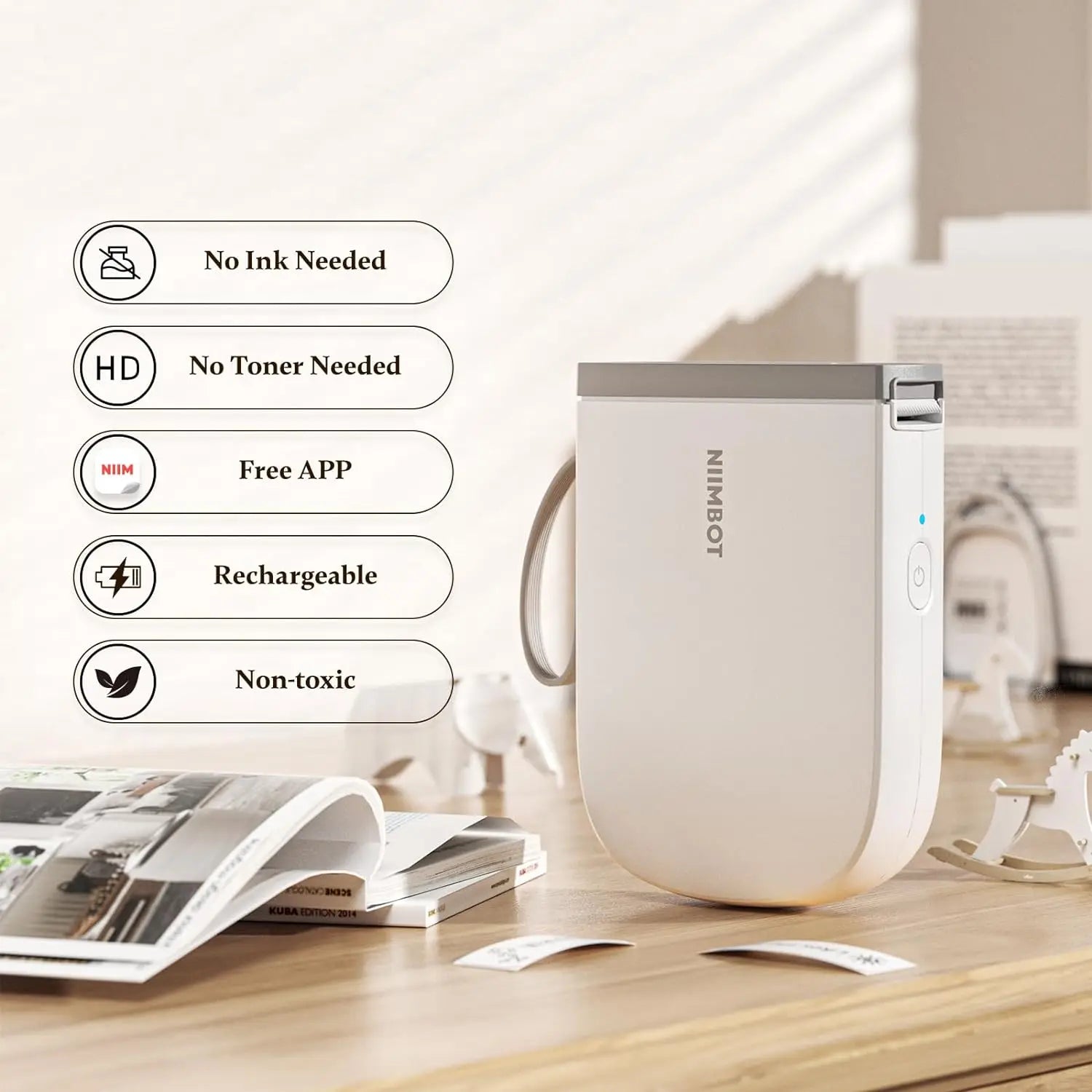 Printer Self-adhesive Labels Printer Sticker Label Bluetooth Wireless
