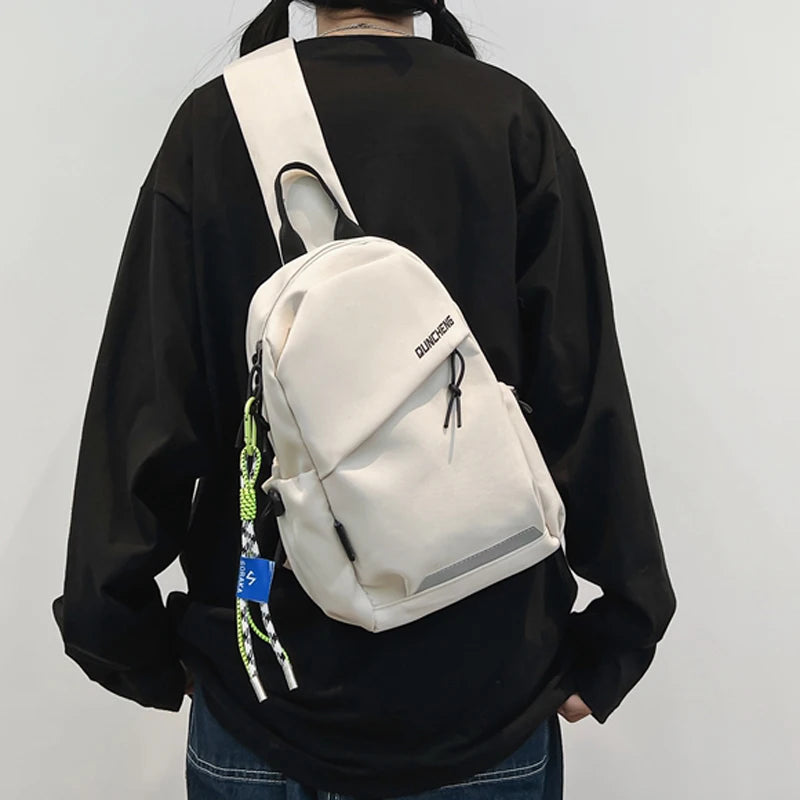 Crossbody Bag Men's Single Shoulder Small Backpack