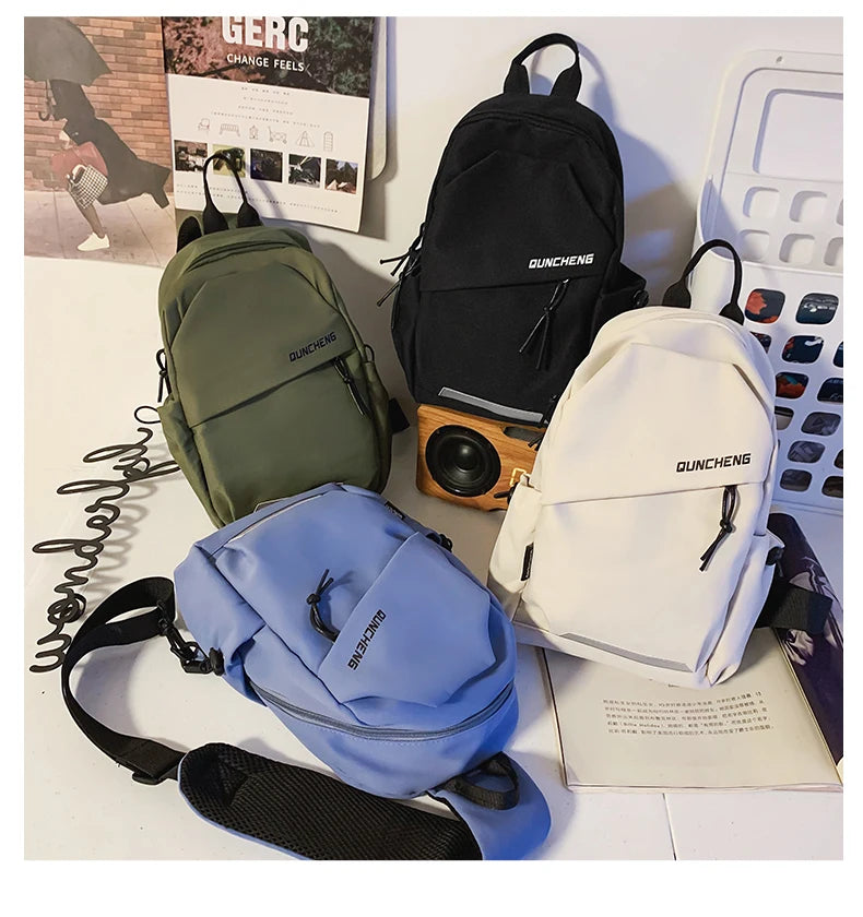 Crossbody Bag Men's Single Shoulder Small Backpack