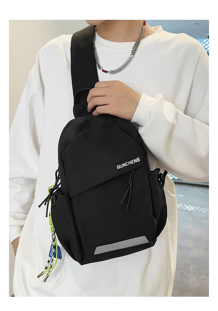 Crossbody Bag Men's Single Shoulder Small Backpack