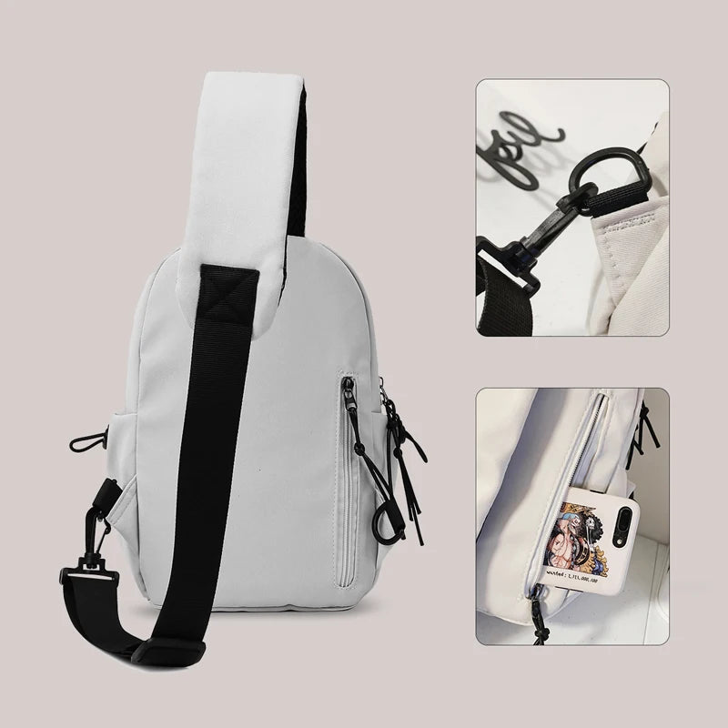 Crossbody Bag Men's Single Shoulder Small Backpack