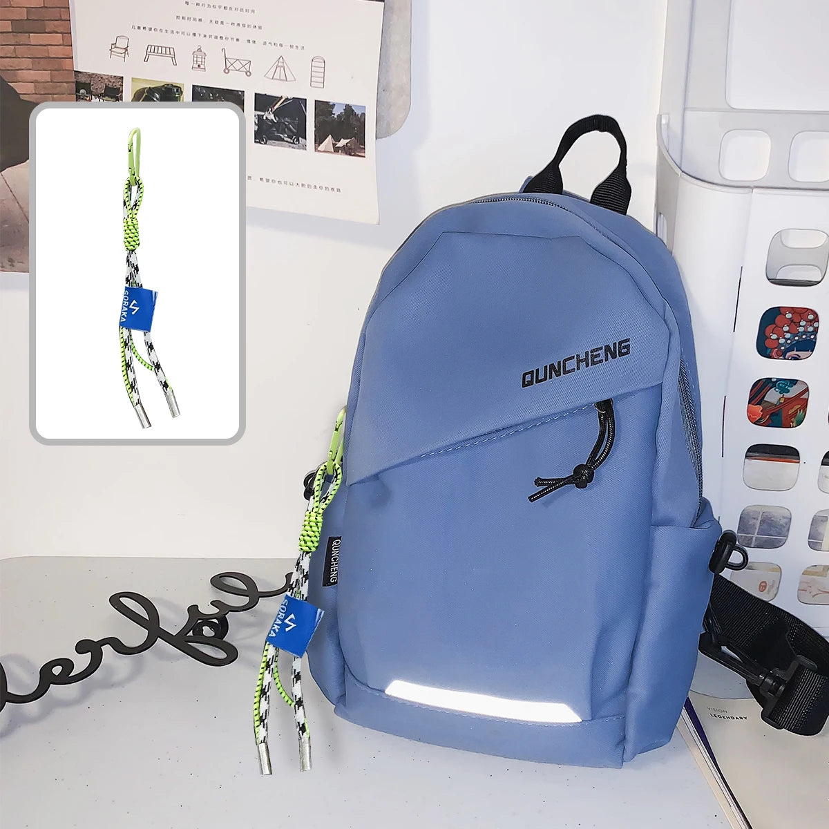 Crossbody Bag Men's Single Shoulder Small Backpack