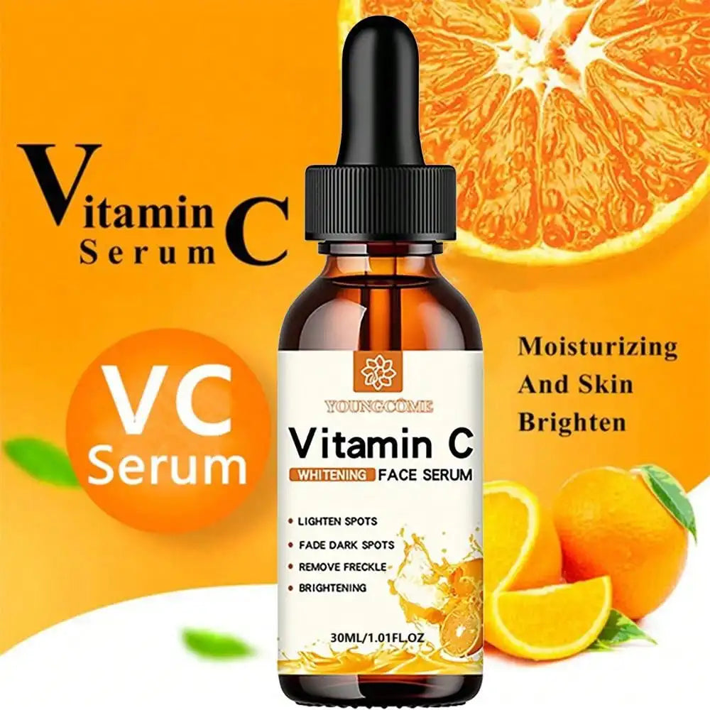 Vitamin C Facial Essence Contains Hyaluronic Acid Dark Spot Remover Moisturizing Repair Anti-aging