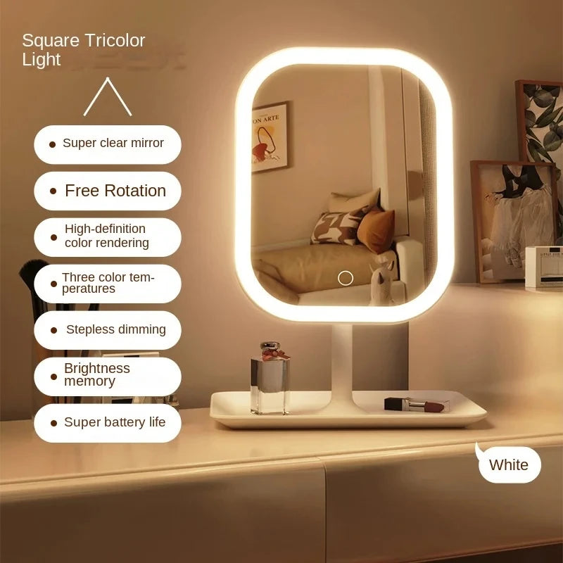 Unique Designer Vanity Mirror Three ColorsLEDLight