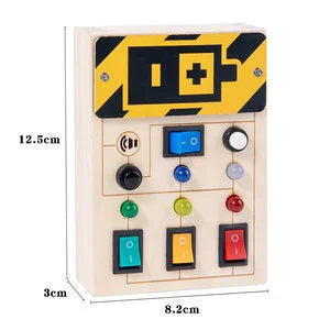 Montessori Busy Toys Wooden With LED Light