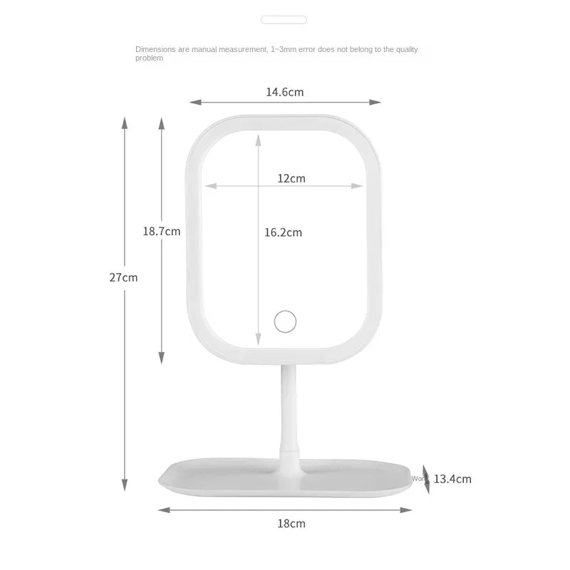 Unique Designer Vanity Mirror Three ColorsLEDLight