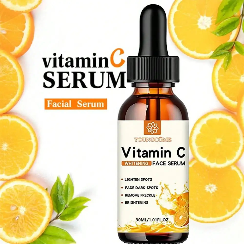 Vitamin C Facial Essence Contains Hyaluronic Acid Dark Spot Remover Moisturizing Repair Anti-aging
