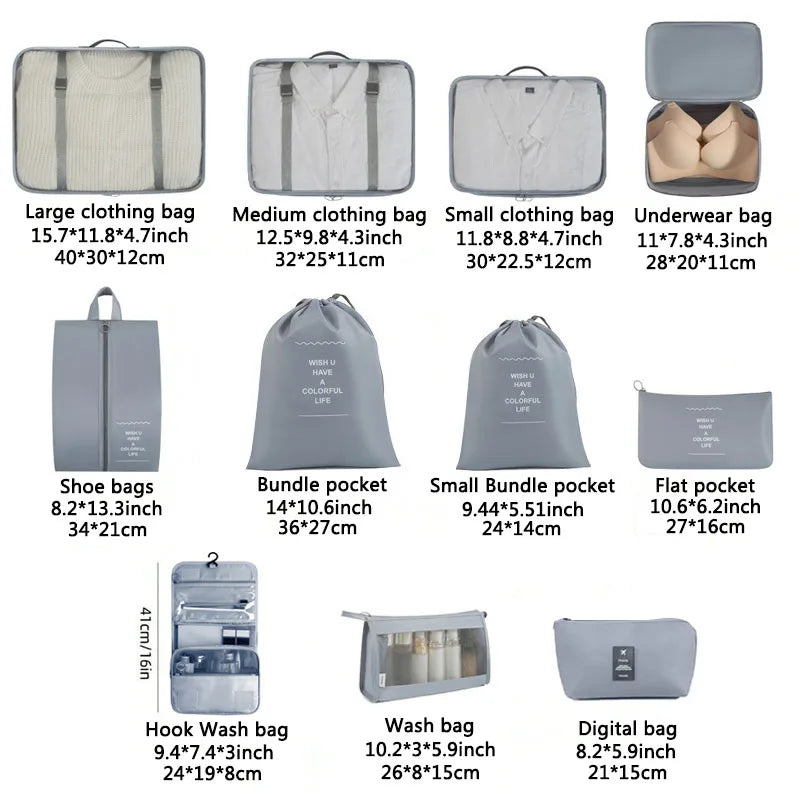 Travel Set Storage Bags