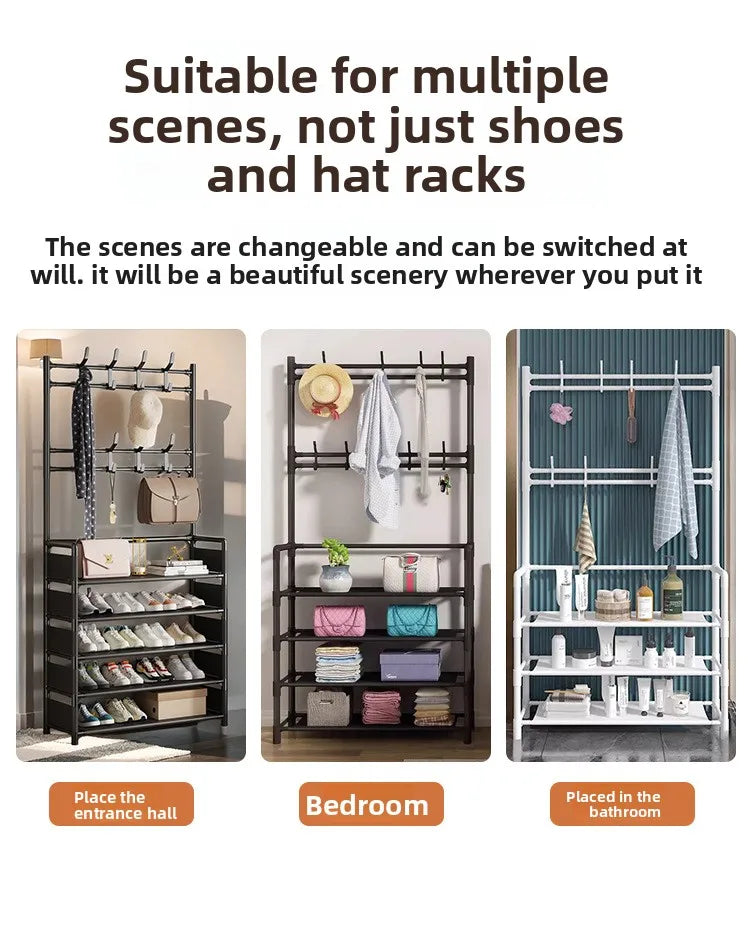 Mounted Shoe Hat Rack