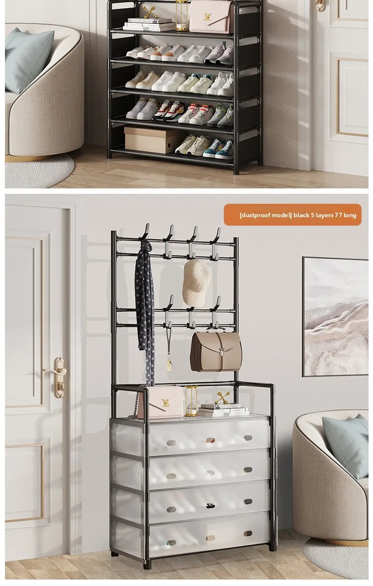 Mounted Shoe Hat Rack