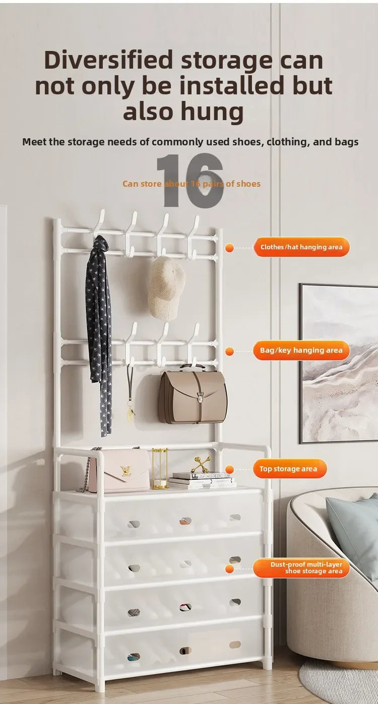 Mounted Shoe Hat Rack